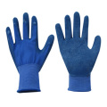 15g Nylon Liner Blue Latex Coated Glove-5239